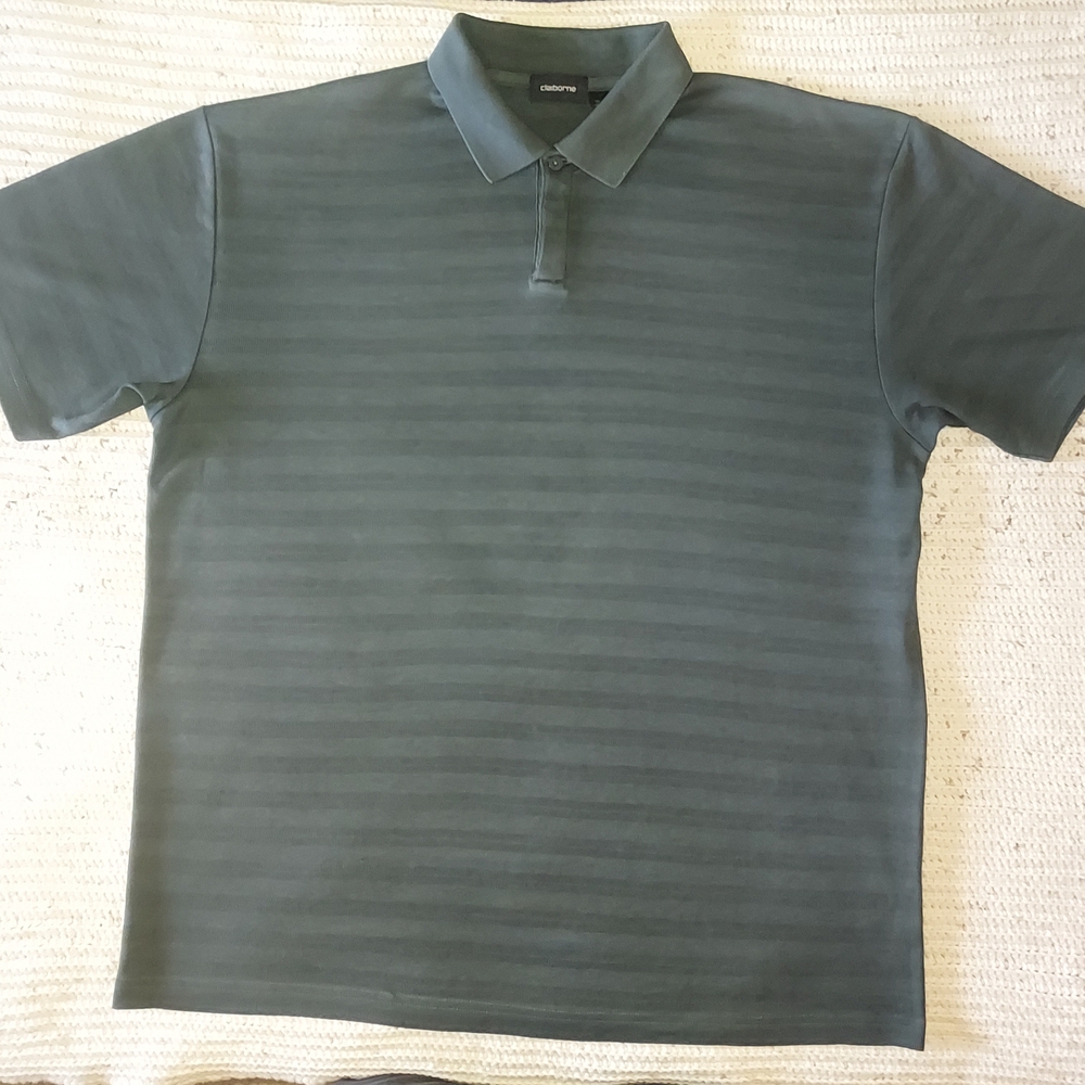 Claiborne Deep Green Polo Shirt